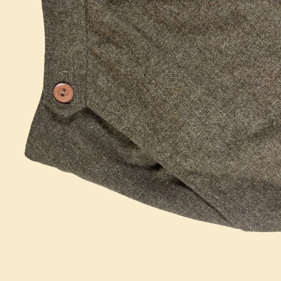 1970s brown midi skirt by Lady Grandview, size 38 vintage 70s womens midi skirt - Picture 9 of 9